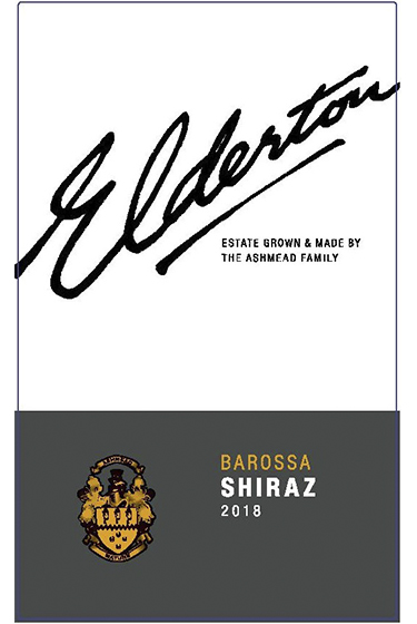 2018 Barossa Shiraz Front Label