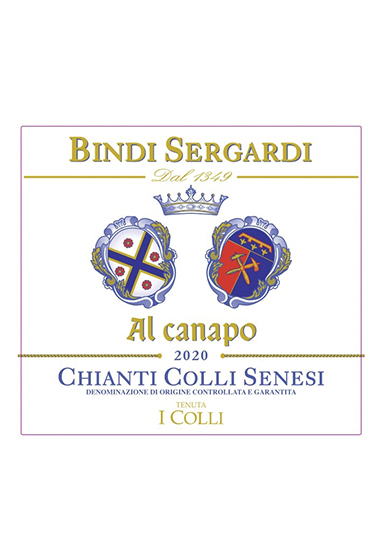 2020 Al Canapo Chianti Classico Colli Senesi front label