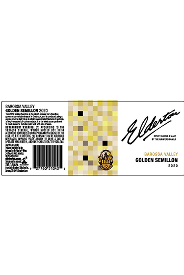 2020 Golden Semillon Wrap Label