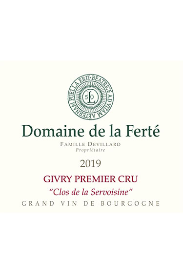 _0003_2019 Givry 1er Cru Clos de la Servoisine Front Label