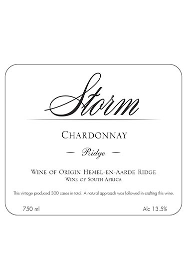 _0005_NV Ridge Chardonnay Front Label