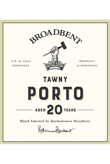 20 Year Tawny Port Front Label