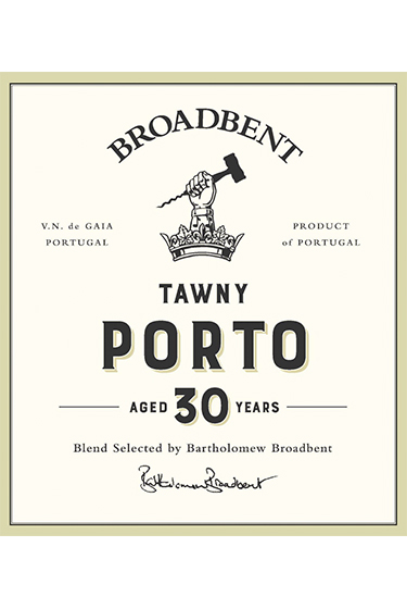 30 Year Tawny Port Front Label
