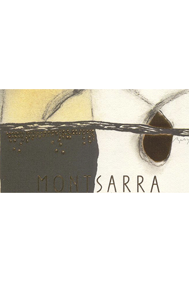 Montsarra cava front label