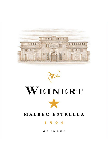 Weinert_0002_1994 Malbec Estrella front label