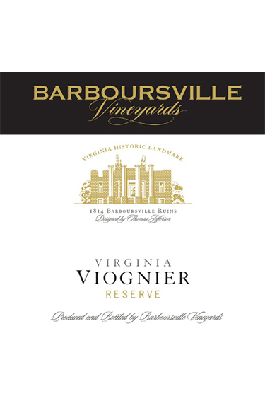 NV Barboursville Viognier front label