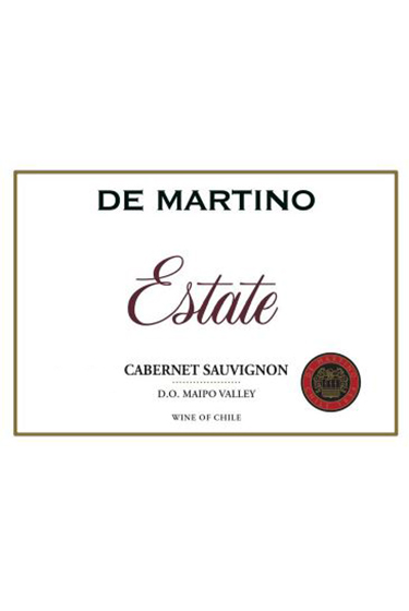 NV De Martino Estate Cabernet Sauvignon front label